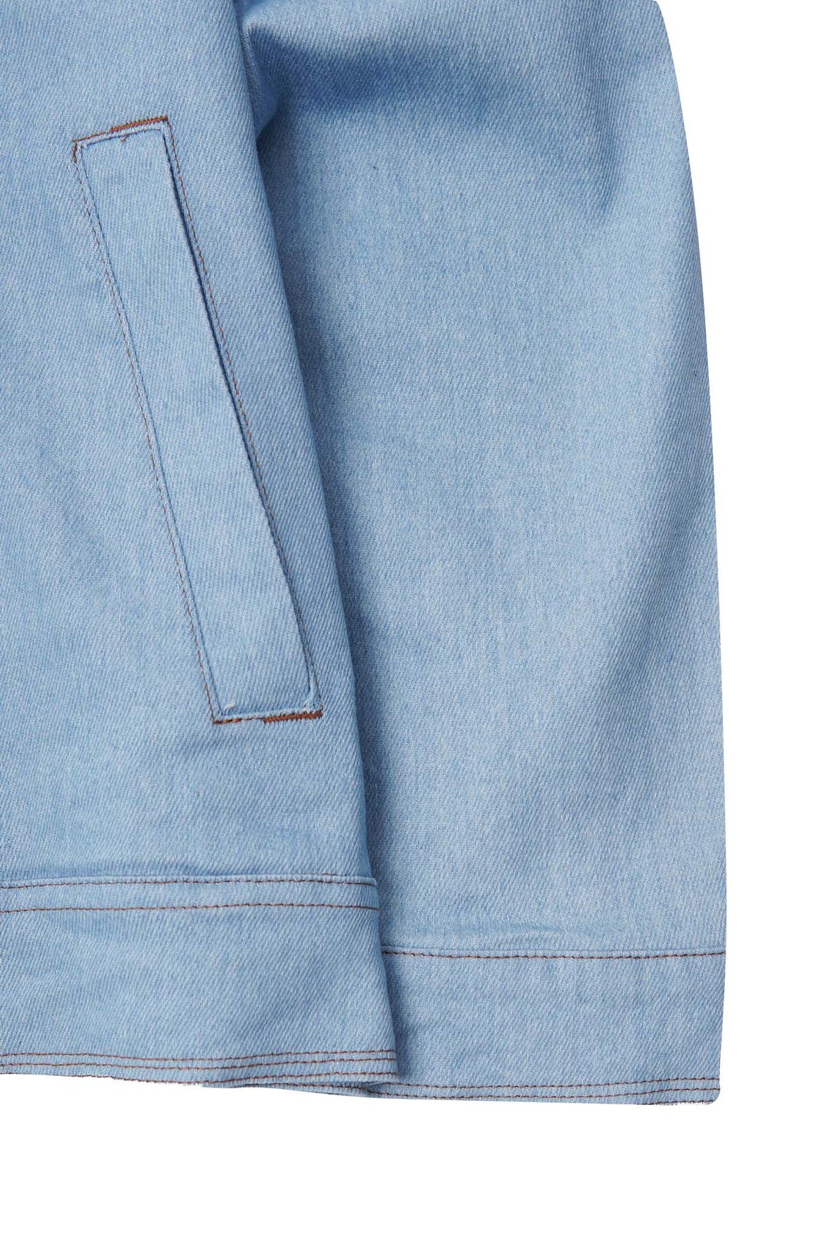 "VAPOR BLUE" TRUCKER JACKET