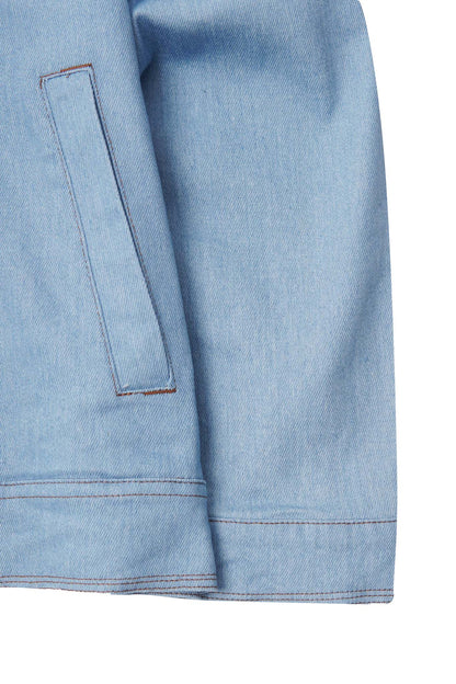 "VAPOR BLUE" TRUCKER JACKET