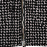 "FLOW" BOMBER JACKET IN HOUNDSTOOTH