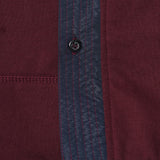 NEEDLEWORK CARDIGAN IN WINE