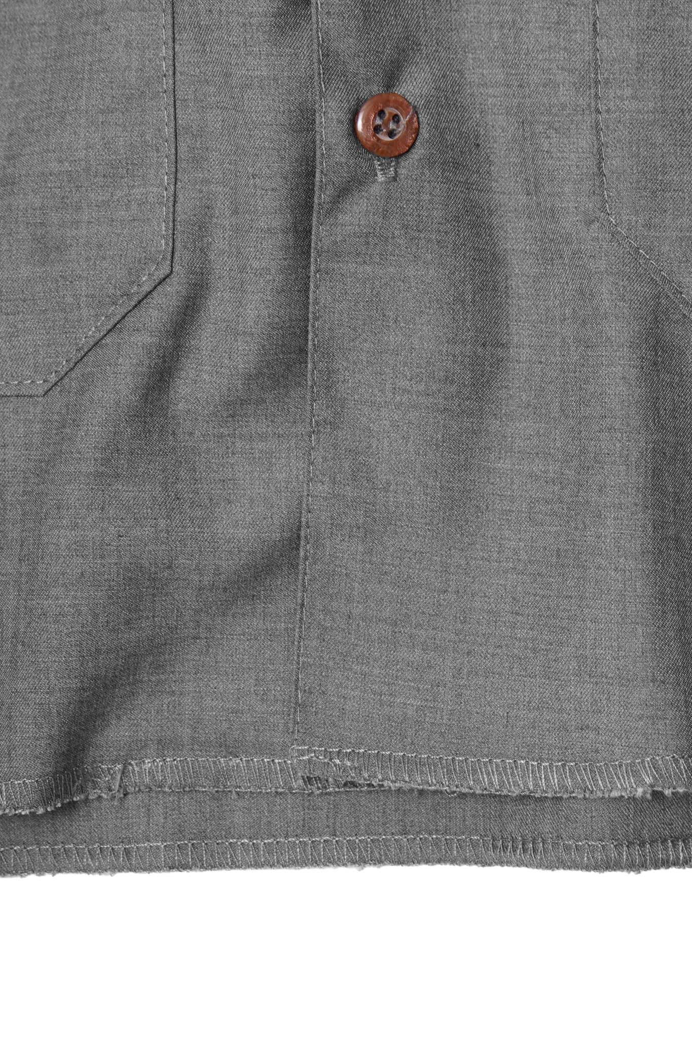 4 POCKET CUBAN SHIRT IN IRON GREY