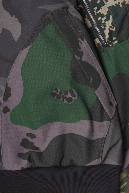 "MULTI CAMO" FLIGHT BOMBER JACKET V2