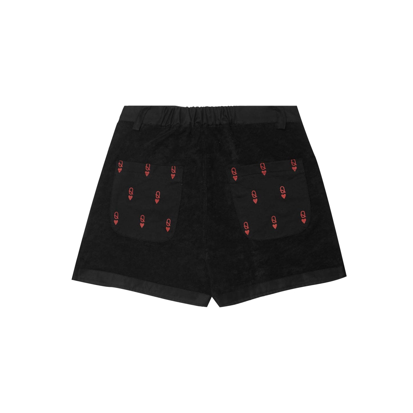 QUEEN OF HEARTS SHORT IN ANTHRACITE