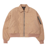 FLIGHT BOMBER JACKET IN CHAMPAGNE