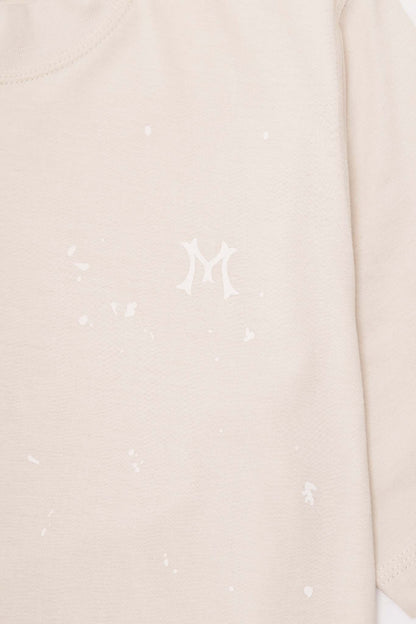 "HITTER" V3 MOCK NECK LITE TEE IN POWDER PINK