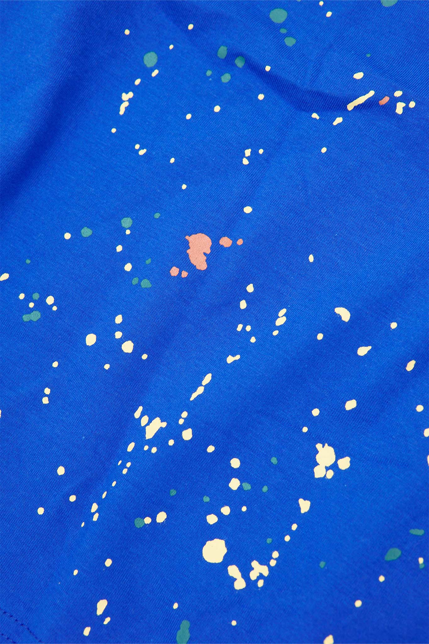 "PAINT SPLAT" LITTLE HUMAN™ TEE IN ELECTRIC BLUE
