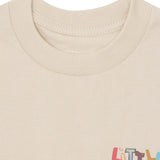 "CRAYONS" LITTLE HUMAN™ LONGSLEEVE TEE IN OAT