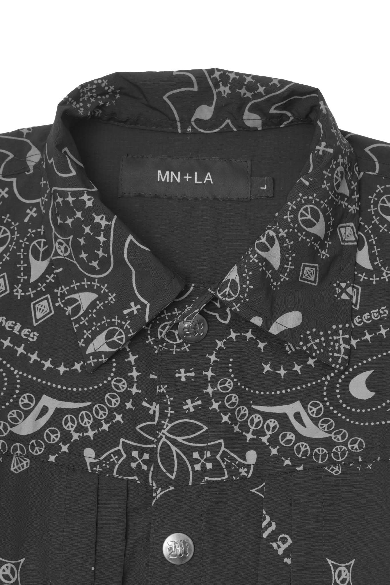 "PEACE PAISLEY" TRUCKER JACKET IN ANTHRACITE