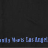 "HORSE POWER" TEE IN MIDNIGHT