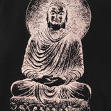 "THE ENLIGHTENED ONE" LONGSLEEVE TEE IN CAVIAR