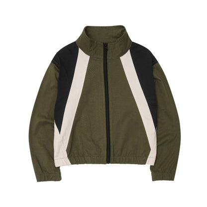 "NEEDLEWORK" LITTLE HUMAN™ JACKET IN OLIVE