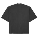 MOCK NECK TEE V4 IN CHARCOAL GREY