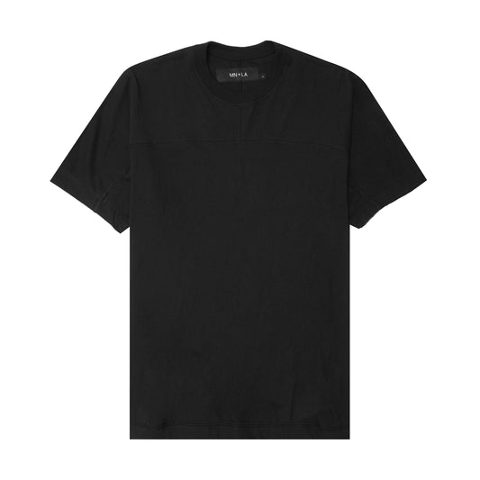 STRIDE TEE IN CAVIAR