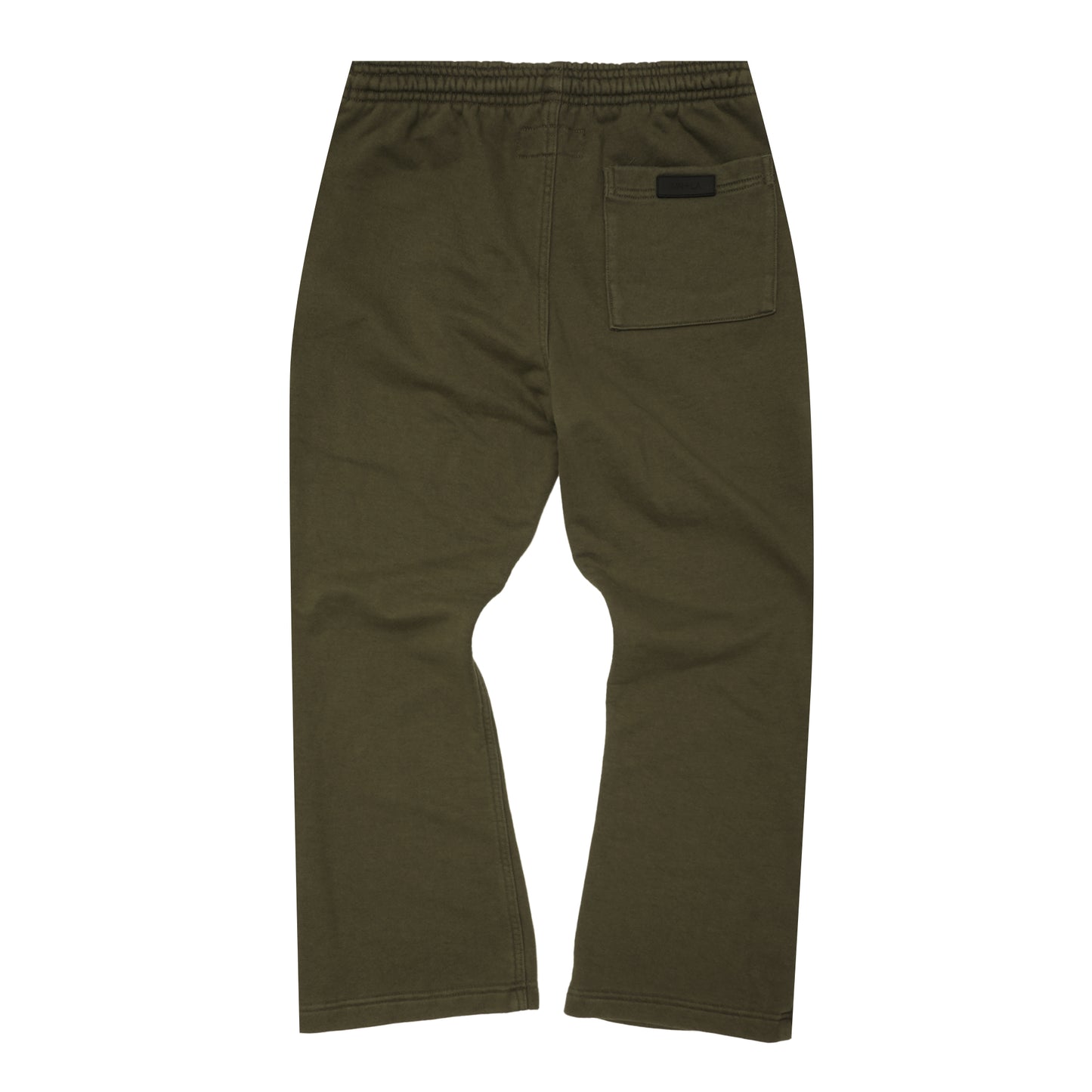 FRENCH TERRY BOOTCUT PANTS IN AGED OLIVE
