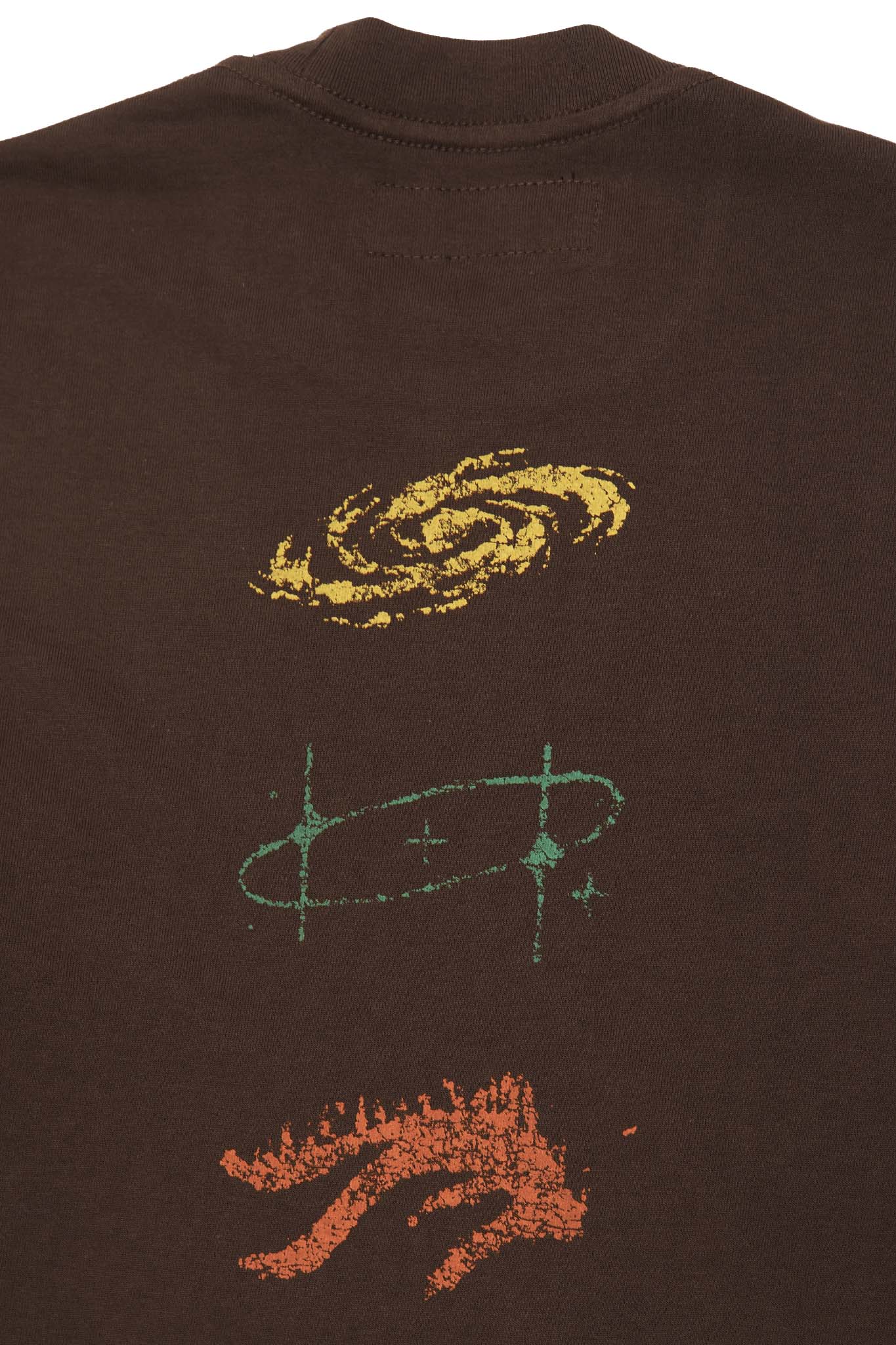 "COSMIC UNION" ULTRA HEAVY TEE IN WOOD
