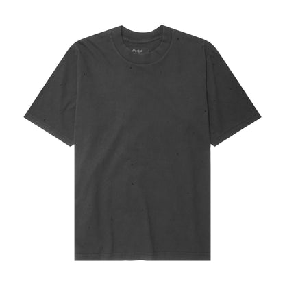 TATTERED OVERSIZED TEE IN CROW