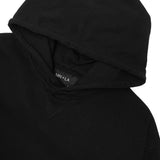 M'$ PAISLEY PATCHWORK MILITIA HOODIE IN CAVIAR