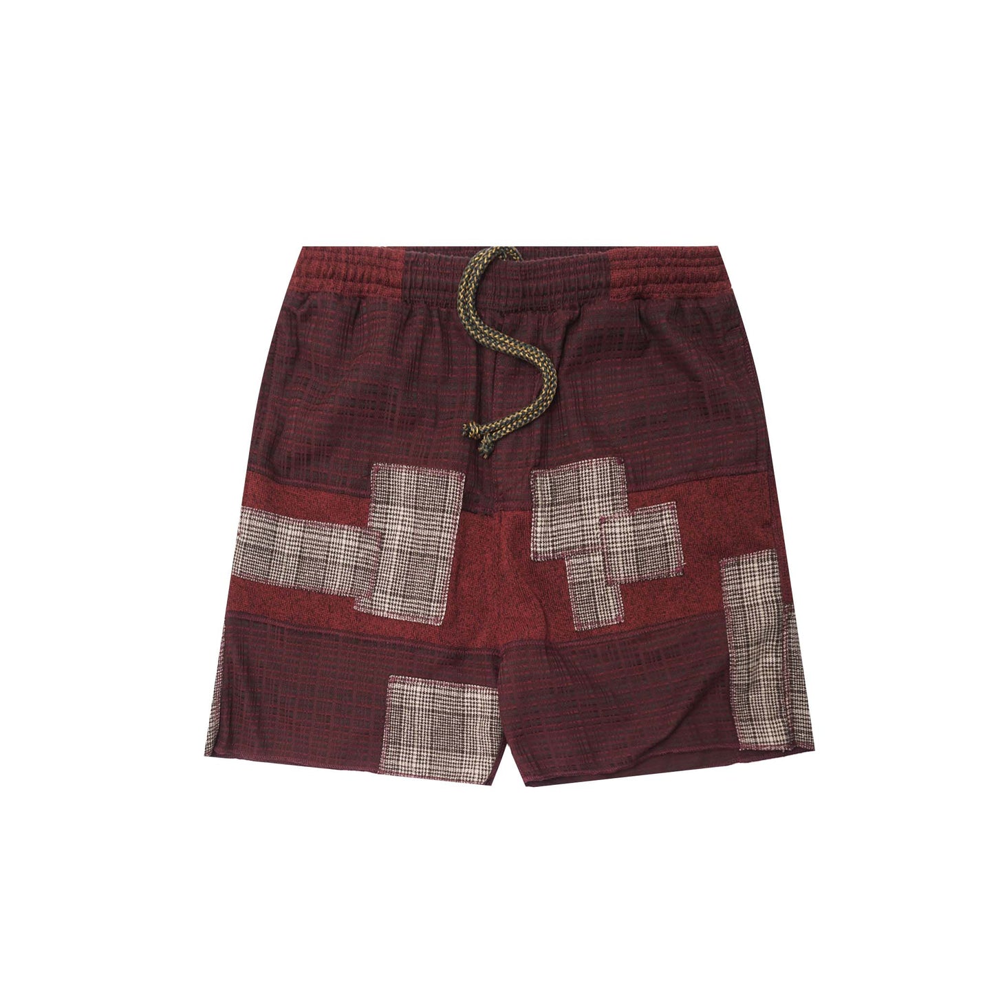 "MERLOT PLAID" LOUNGE SHORTS