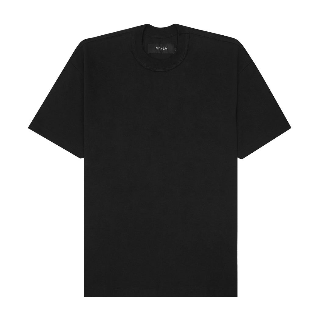 PIQUE BOX TEE V4 IN ANTHRACITE