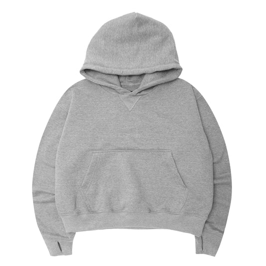 MILITIA HOODIE IN HEATHER GREY