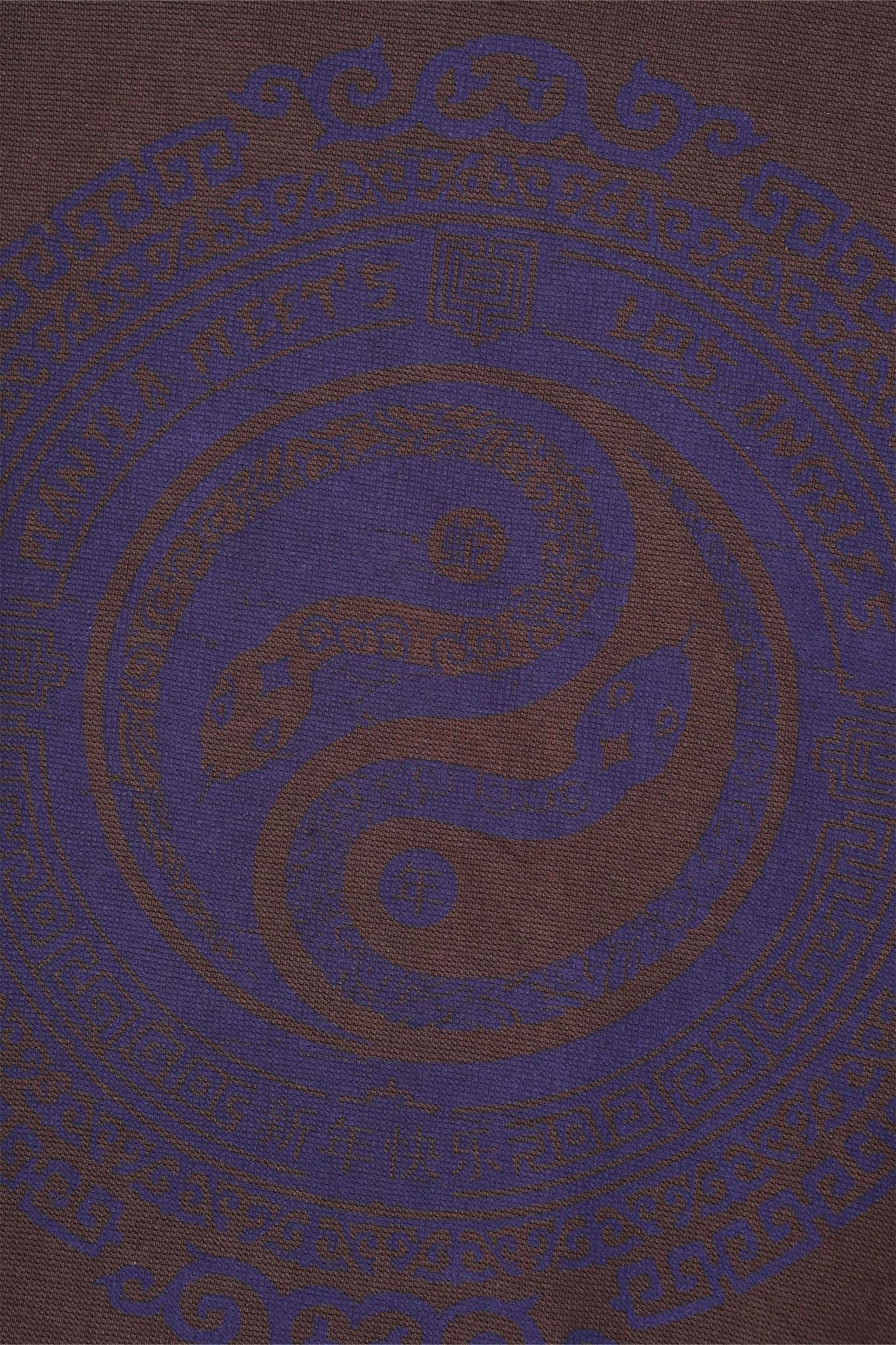 "YEAR OF THE SNAKE" WAFFLE TEE IN CHARCOAL GREY