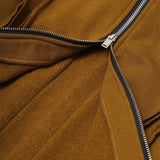 CROSS FORGED ZIP HOODIE IN RUST