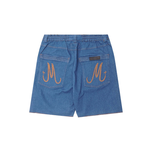 "TRUE BLUE" OVERPOCKET PHAT SHORTS