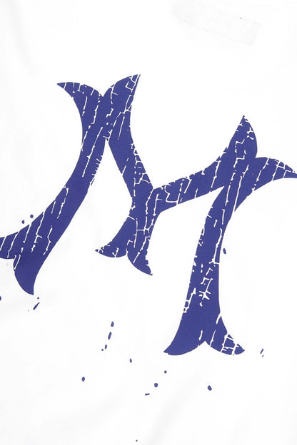 "HITTER" V3 LONGSLEEVE TEE IN WHITE