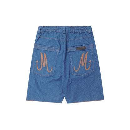 "TRUE BLUE" OVERPOCKET PHAT SHORTS