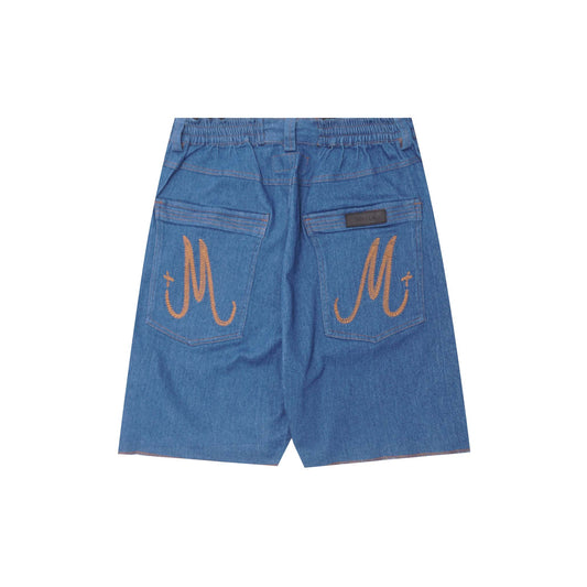 "TRUE BLUE" OVERPOCKET PHAT SHORTS