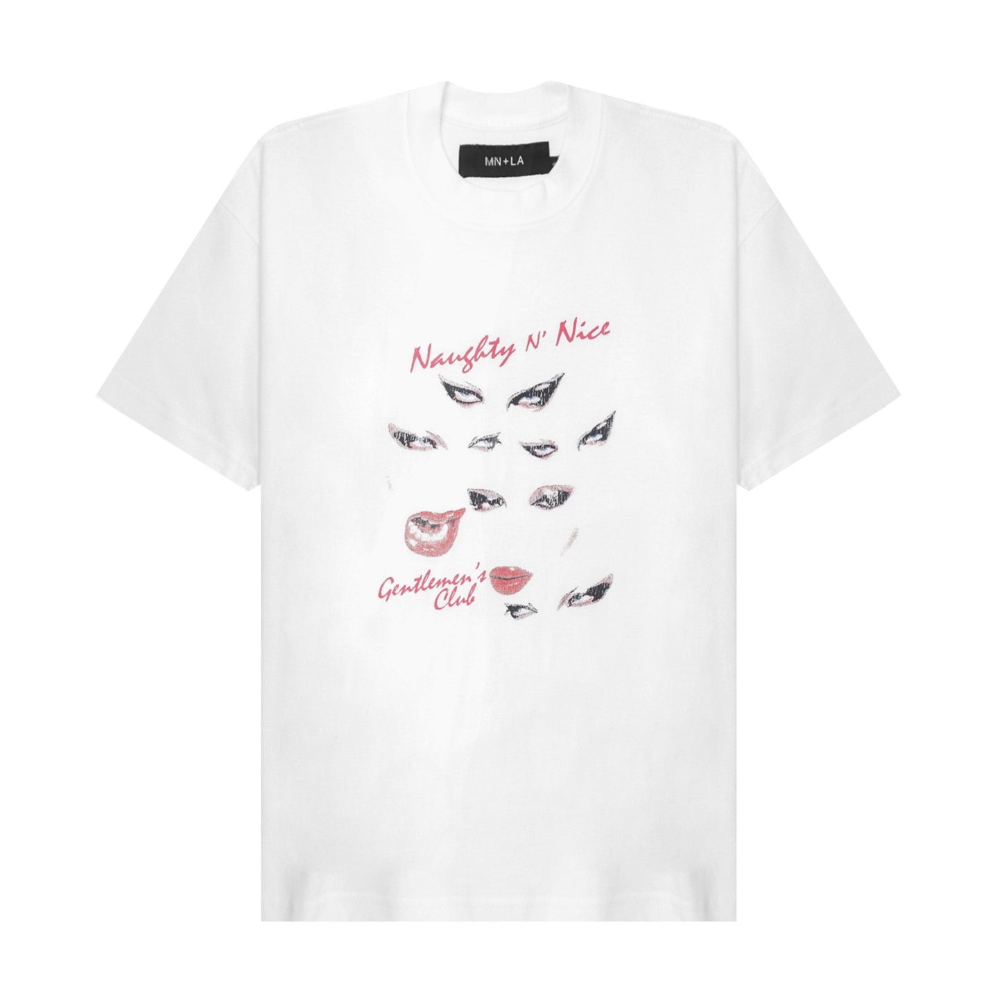 "EYES NEVER LIE" TEE IN WHITE