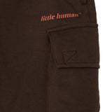 LITTLE HUMAN™ CARGO LOUNGE PANTS IN WOOD