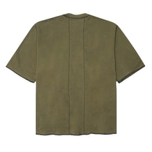 EXO™ PIQUE MOCK NECK TEE V5 IN OLIVE/ANTHRACITE