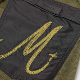 M+ TOWEL BOOTCUT PANTS IN OLIVE