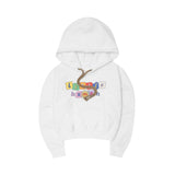 "SUN IS OUT" LITTLE HUMAN™ HOODIE IN WHITE