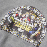 "LAST SUPPER" HOODIE IN HEATHER GREY