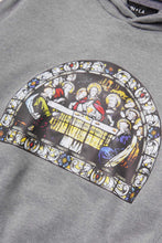 "LAST SUPPER" HOODIE IN HEATHER GREY