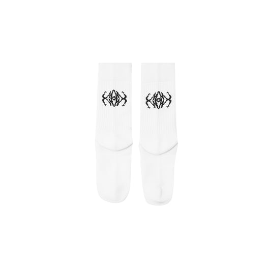 "COLLIDE" SOCKS IN WHITE