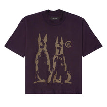 "HELL HOUNDS" TEE IN SHADOW PURPLE