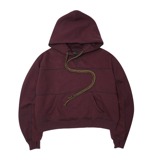 SHINOBI HOODIE IN WINE