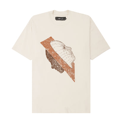 "HEADSPACE" TEE IN OAT