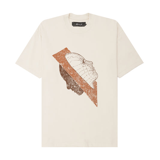 "HEADSPACE" TEE IN OAT