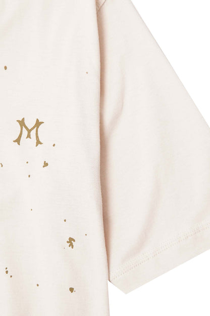 "HITTER" V3 MOCK NECK LITE TEE IN OAT