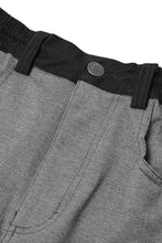 DOUBLE KNEE PHAT PANTS IN STONE GREY