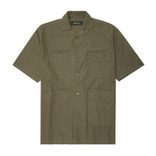 4 POCKET CUBAN SHIRT IN OLIVE