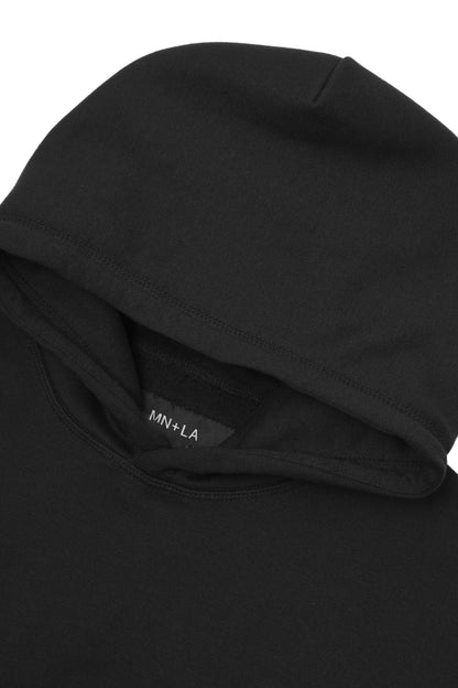 "IRON CROSS" HOODIE IN CAVIAR