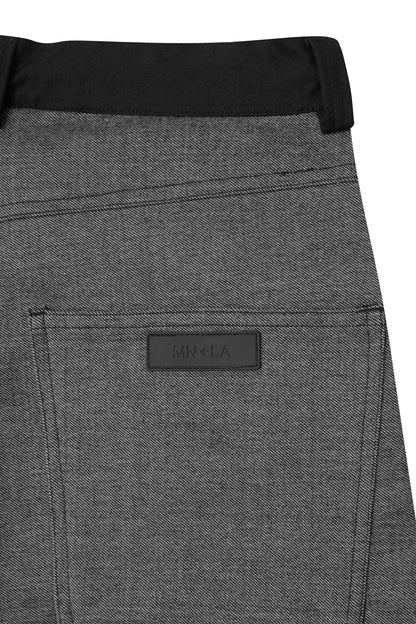 DOUBLE KNEE PHAT SHORTS IN NEVADA GREY