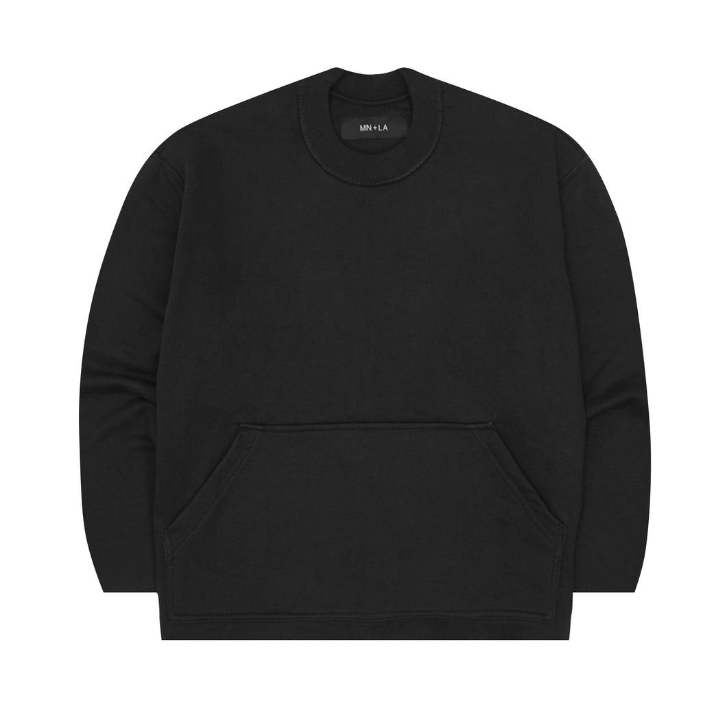 CUTOFF SWEATSHIRT IN ANTHRACITE – MN+LA