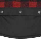 SHINOBI VEST IN CARMINE PLAID