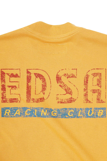 "EDSA RACING CLUB" TEE IN MUSTARD